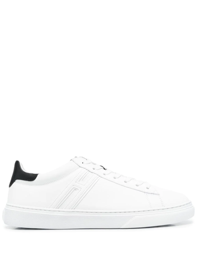 Hogan Lace-up Low-top Sneakers In White