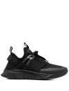 Tom Ford Smoothleather Low Top Sneakers In Nero