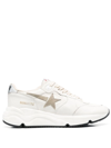 Golden Goose Running Golden Gooose Running Sole In Leather In Weiss