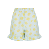 Helmstedt Mira Floral-print Linen Shorts In Blue