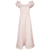 Helmstedt Brise Embroidered Linen-blend Maxi Dress In Light Pink