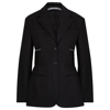 Alexander Wang Elasticized Single-breasted Blazer In Black