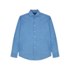 Eton Blue Chambray Shirt In Blue