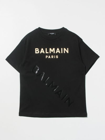 Balmain T-shirt  Kids In Black