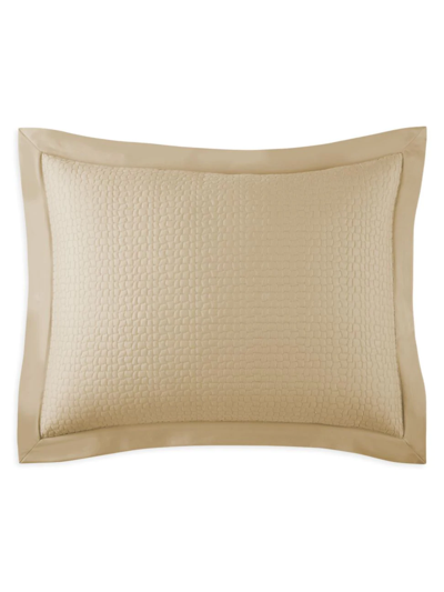 Peacock Alley Hamilton Quilted Sham In Camel