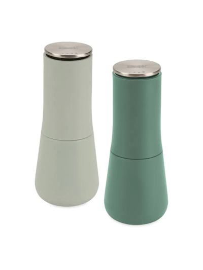 Joseph Joseph Milltop Salt & Pepper Grinders In Sage