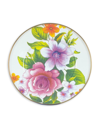 Mackenzie-childs Flower Market Luncheon Plate In White