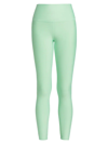 Alo Yoga Airlift High Waist Midi Leggings In Ultra Mint