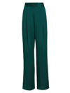 THE SEI WOMEN'S WIDE-LEG SILK TROUSERS