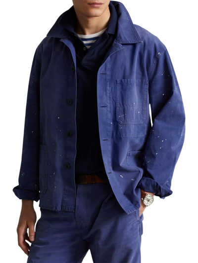 Polo Ralph Lauren Distressed Denim Chore Jacket In Shoreham | ModeSens