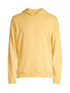 Onia Garment-dyed Terry Hoodie In Yellow