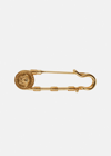 Versace Gold-tone Medusa Safety Pin Brooch