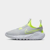 Nike Flex Runner 2 Big Kids' Road Running Shoes In Grey Fog/volt/photo Blue/volt