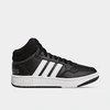 Adidas Originals Men's Adidas Hoops 3.0 Mid Classic Vintage Shoes In Black/white/grey