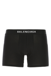 Balenciaga Men's Cotton-stretch Logo Boxer Briefs