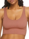 Maidenform Pure Comfort Seamless Crop Top In Enchantment Pink