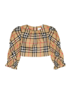 BURBERRY KIDS BEIGE BLOUSE FOR GIRLS