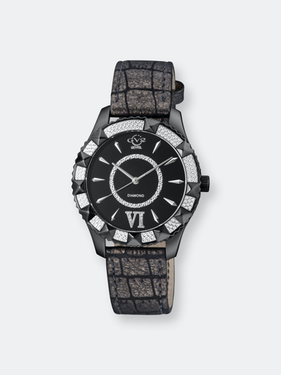 Gevril Gv2 Venice Diamond Bracelet Watch, 39mm In Black