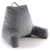 Cheer Collection Shredded Memory Foam Tv Pillow & Backrest In Grey