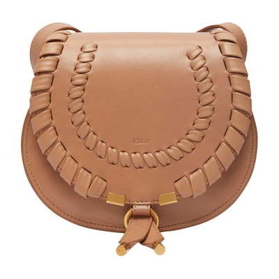 Chloé Marcie Small Shoulder Bag In Neutro