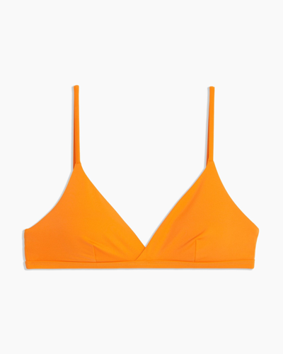 Onia Malin Bikini Top In Orange