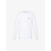 Mki Miyuki Zoku Design Studio Brand-print Organic-cotton Jersey T-shirt In White