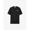 Mki Miyuki Zoku Design Studio Brand-print Organic-cotton Jersey T-shirt In Black