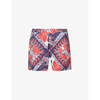 VALENTINO MANIFESTO BANDANA REGULAR-FIT SWIM SHORTS