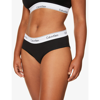 Calvin Klein Plus Size Modern Cotton Logo Hipster Underwear Qf5118 In 001 Black