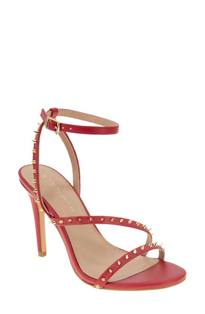 Bcbgeneration Jillix Studded Stiletto Sandal In Lipstick