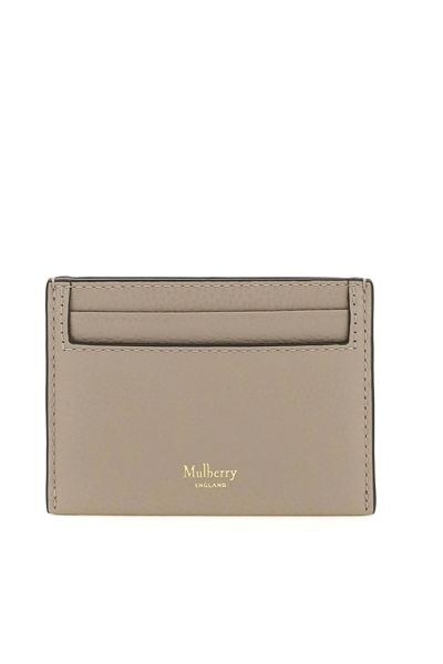 Mulberry Continental Card Holder In Grey