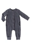 Pehr Babies' Essential Organic Cotton Romper In Fountain Blue