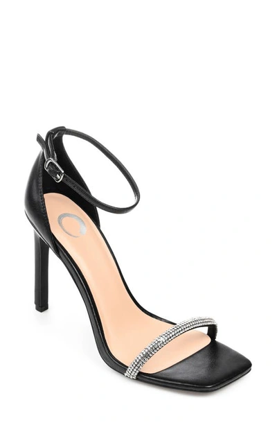 Journee Collection Zoya Tru Comfort Foam Heeled Sandal In Black