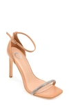 Journee Collection Zoya Tru Comfort Foam Heeled Sandal In Mocha