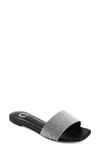 Journee Collection Grayce Square-toe Slide In Black