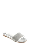 Journee Collection Grayce Square-toe Slide In Silver