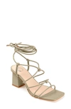 Journee Collection Harpr Tru Comfort Foam Heeled Sandal In Green