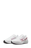 Nike Air Zoom Pegasus 38 Running Shoe In White/ Hibiscus/ Iris Whisper