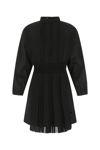 Prada Flared, Pleated High-neck Playsuit