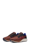 Nike Air Zoom Pegasus 38 Running Shoe In Sunrise/ Red/ Black/ Phantom