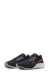 Nike Air Zoom Pegasus 38 Running Shoe In Black/ Hyper Pink/ Lilac/ Pure