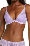 Natori Feathers Underwire Contour Bra In French Lilac