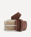 Anderson's Woven Elastic Belt In Cream