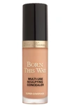 Too Faced Born This Way Super Coverage Multi-use Sculpting Concealer In Taffy - Light Medium W/ Rosy Undertones