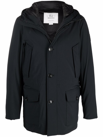 Woolrich Men's  Black Polyamide Outerwear Jacket