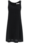 See By Chloé See By Chloe Crepe De Chine Short Dress In Black