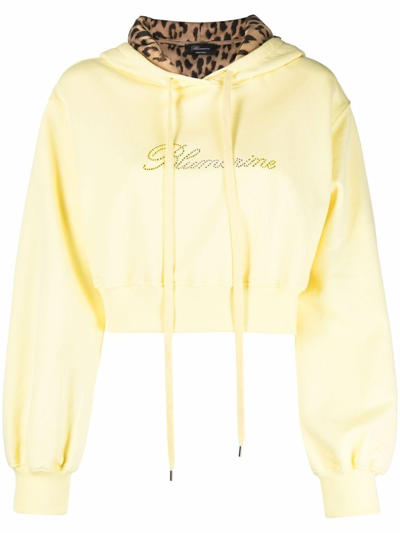 Blumarine Women's  Yellow Cotton Sweatshirt