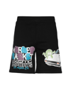 Market Exotic Automobile Sweatshorts Man Shorts & Bermuda Shorts Black Size Xl Cotton In Black