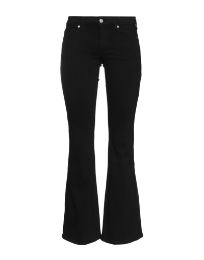 Topshop Woman Jeans Black Size 25w-30l Cotton, Polyester, Elastane
