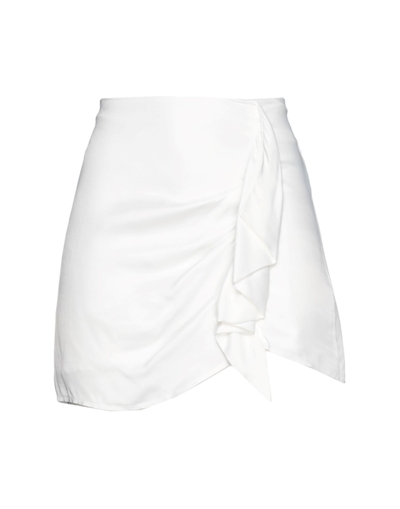 Topshop Mini Skirts In White